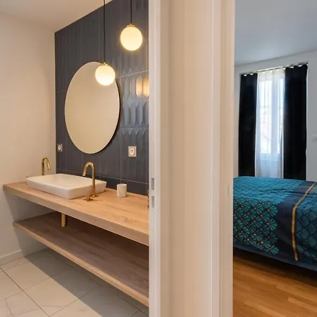 L'art déco : T3 à Rodez, 2 Places Parking Privé, Terrasse Exterior foto