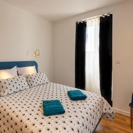 L'art déco : T3 à Rodez, 2 Places Parking Privé, Terrasse Exterior foto